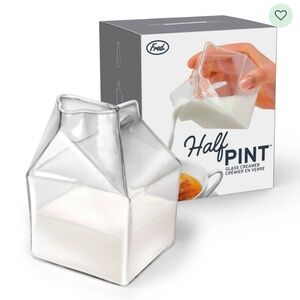 Fred & Friends - Halt Pint Glass Creamer Container